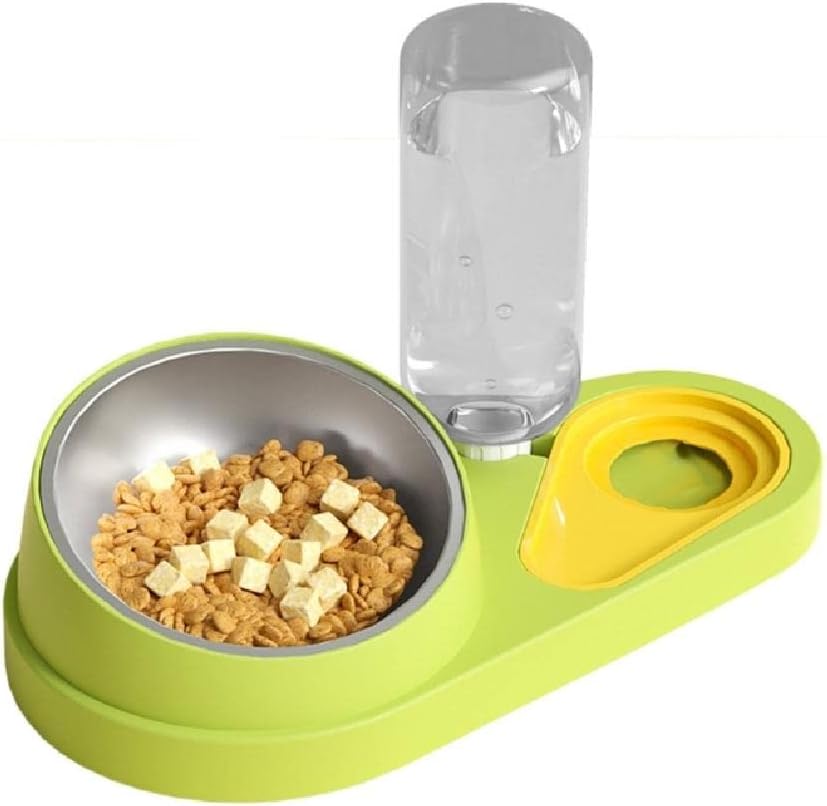 2-in-1 food and water feeder - One smart station, double the care!! 🐶✨