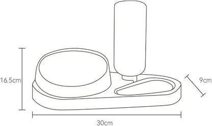 2-in-1 food and water feeder - One smart station, double the care!! 🐶✨