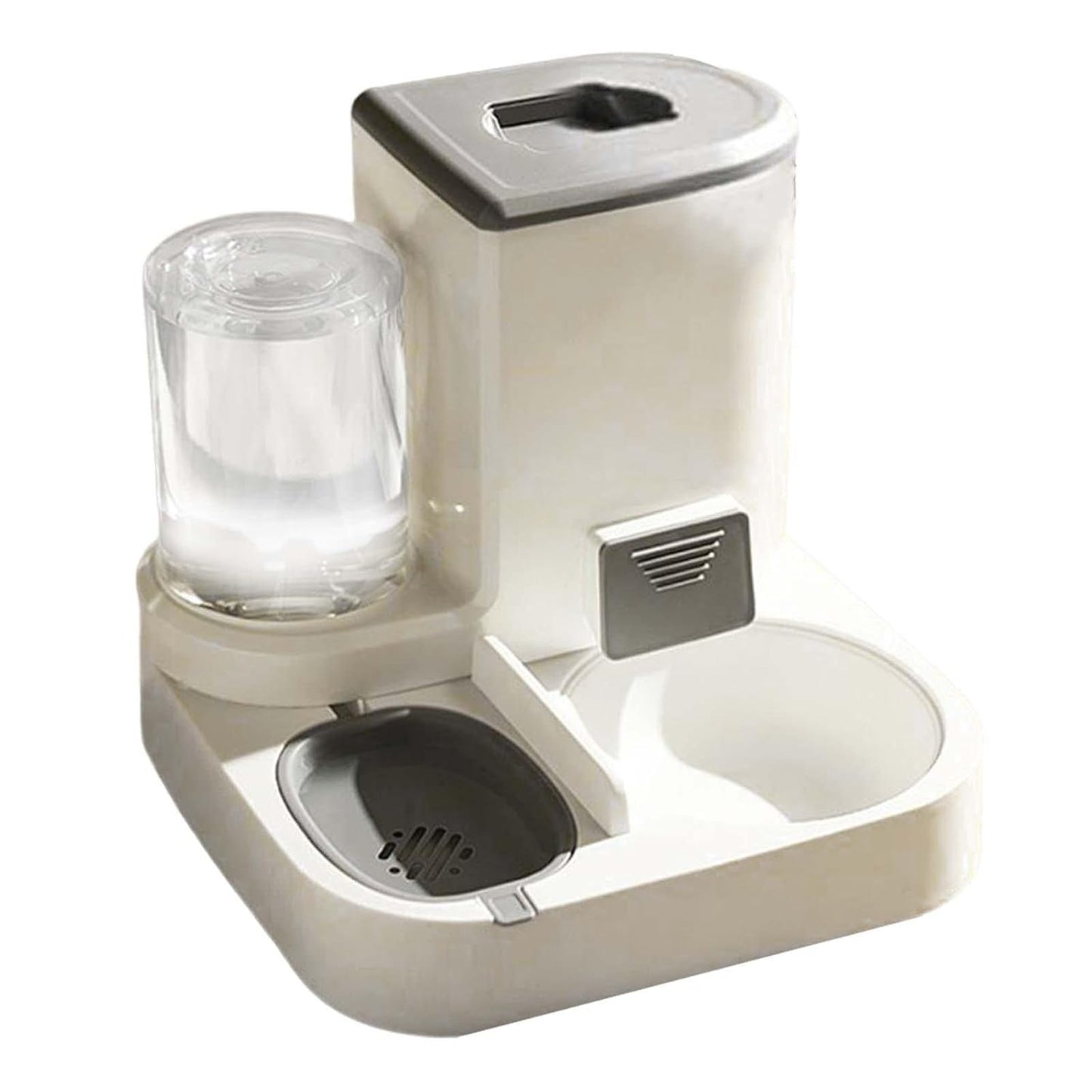 🐾 2-in-1 automatic food and water dispenser – Automatic care, all-in-one flair! 🍗💧