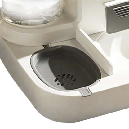 🐾 2-in-1 automatic food and water dispenser – Automatic care, all-in-one flair! 🍗💧