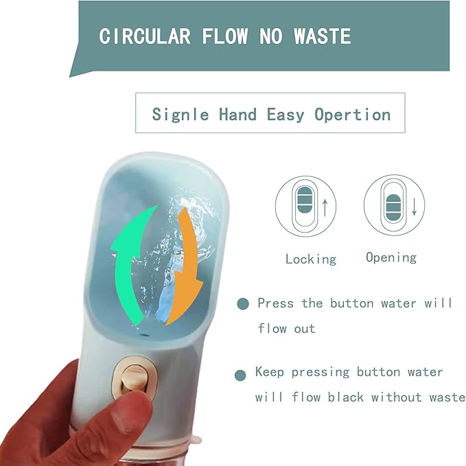 🐾 Portable Pet Water Bottle & Food Container – Hydration and Snacks On-the-Go! 🐶🐱