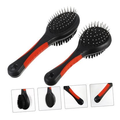 ✨ 2-Sided Pet Grooming Comb – Tangle-Free & Shiny Fur! 🐶🐱