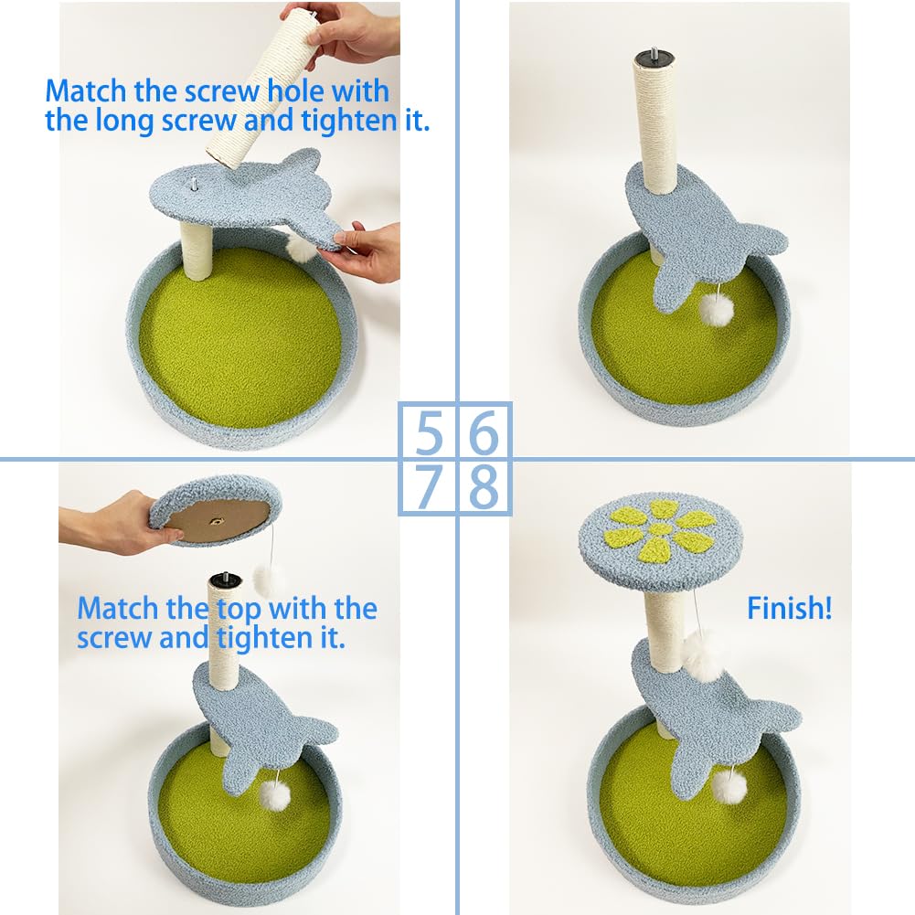 🐱 Designer cat tower – Climb, scratch, nap, repeat! 🛝💫