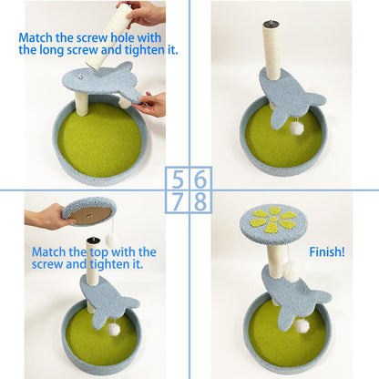 🐱 Designer cat tower – Climb, scratch, nap, repeat! 🛝💫