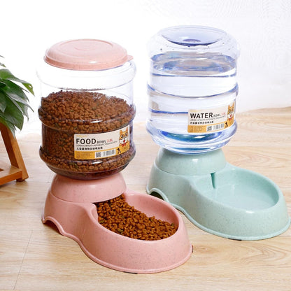 🐾 Automatic Pet Feeder & Water Dispenser – Hassle-Free Nourishment for Your Furry Friends! 🐶🐱