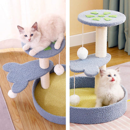🐱 Designer cat tower – Climb, scratch, nap, repeat! 🛝💫