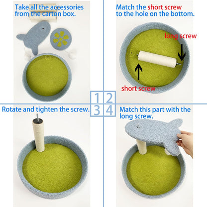 🐱 Designer cat tower – Climb, scratch, nap, repeat! 🛝💫