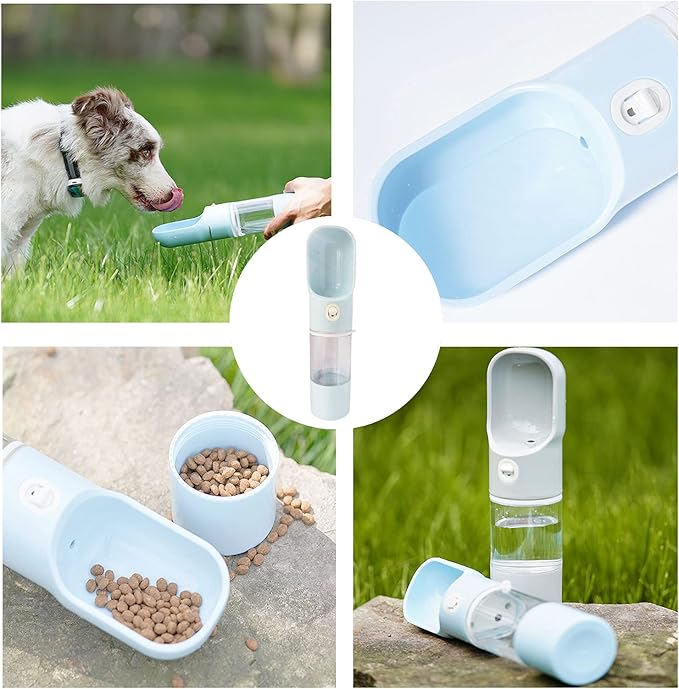 🐾 Portable Pet Water Bottle & Food Container – Hydration and Snacks On-the-Go! 🐶🐱
