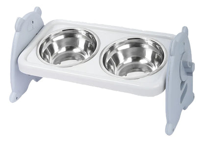🍽️ Adjustable dog bowl- Meals at their level! 🐶🦴